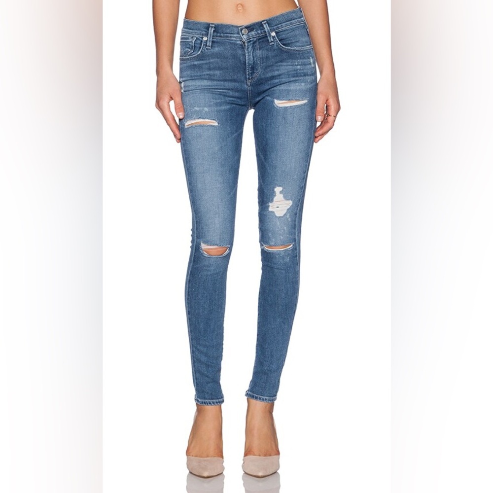 A Gold E Sophie High Rise Skinny Jeans